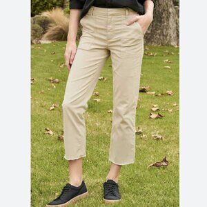 Frank & Eileen BLACKROCK PERFORMANCE Pant ITALIAN PEACHED TWILL Size: 4 Khaki